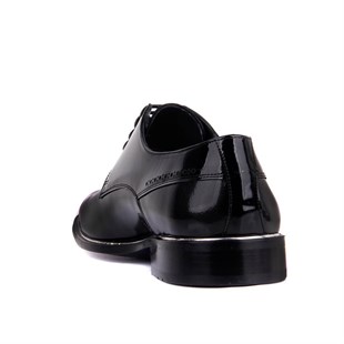 Bağcıklı Siyah Rugan Erkek Klasik Ayakkabı 8035 843/430