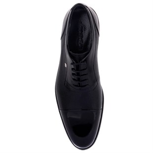 Bağcıklı Siyah Rugan Erkek Klasik Ayakkabı 9026 430/316