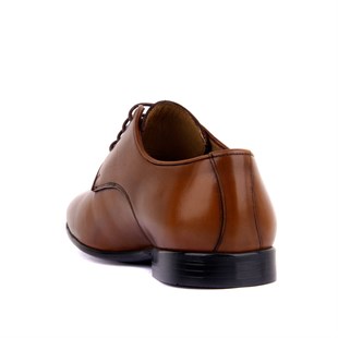 Bağcıklı Taba Deri Erkek Klasik Ayakkabı 9059