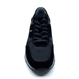 Fosco Hakiki Deri Siyah Sneaker Erkek Ayakkabı 2720 911 306