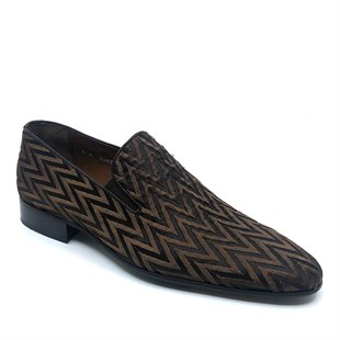 Fosco Nakışlı Kahverengi Klasik Erkek Ayakkabı 1313