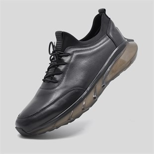 Fosco Siyah Erkek Spor Sneaker Ayakkabı Air Taban 9740 430