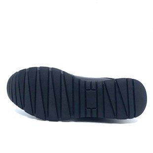 Fosco Sneakers Siyah Hakiki Deri Erkek Ayakkabı 2514 306 922