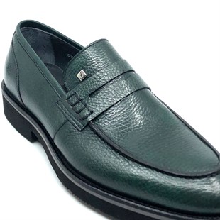 Fosco Yeşil Hakiki Deri Erkek Ayakkabı 1114 777