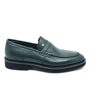 Fosco Yeşil Hakiki Deri Erkek Ayakkabı 1114 777